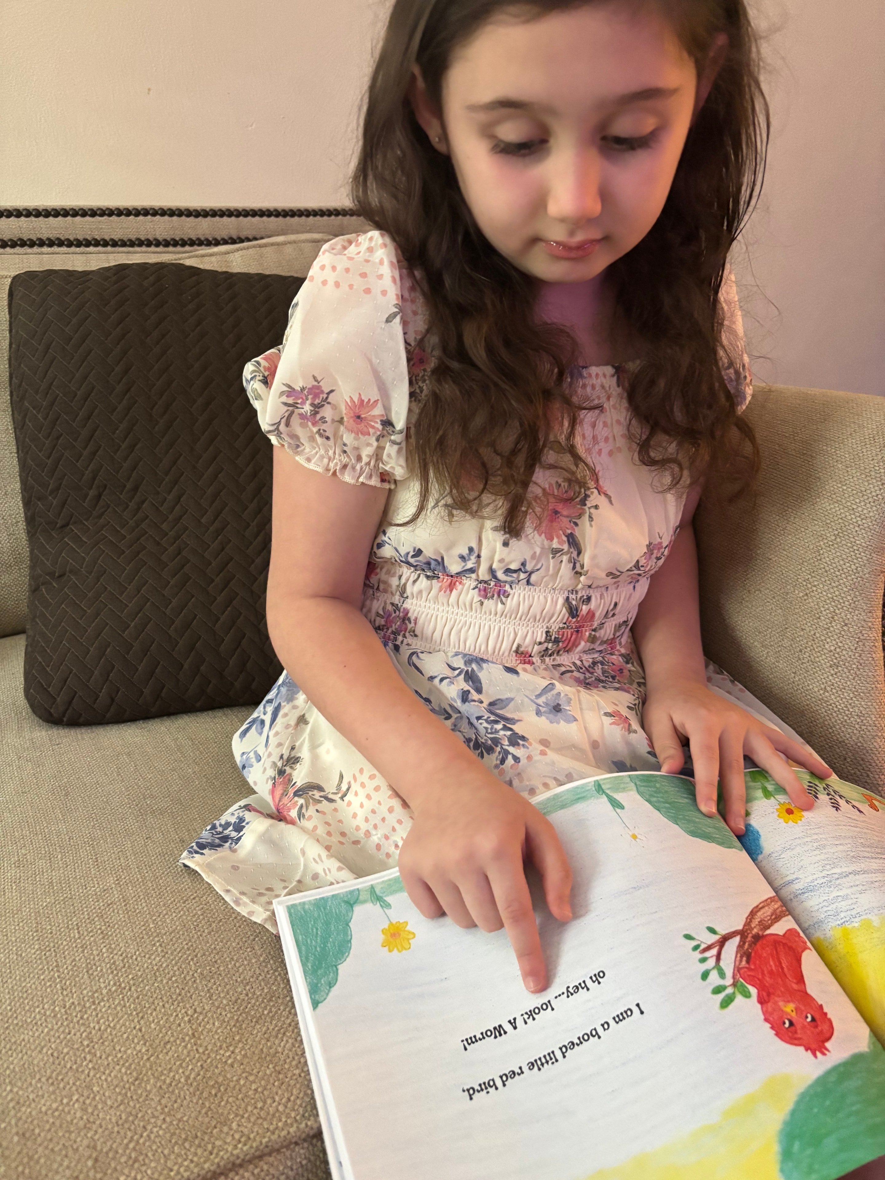 A child reading Magic In Your Mind