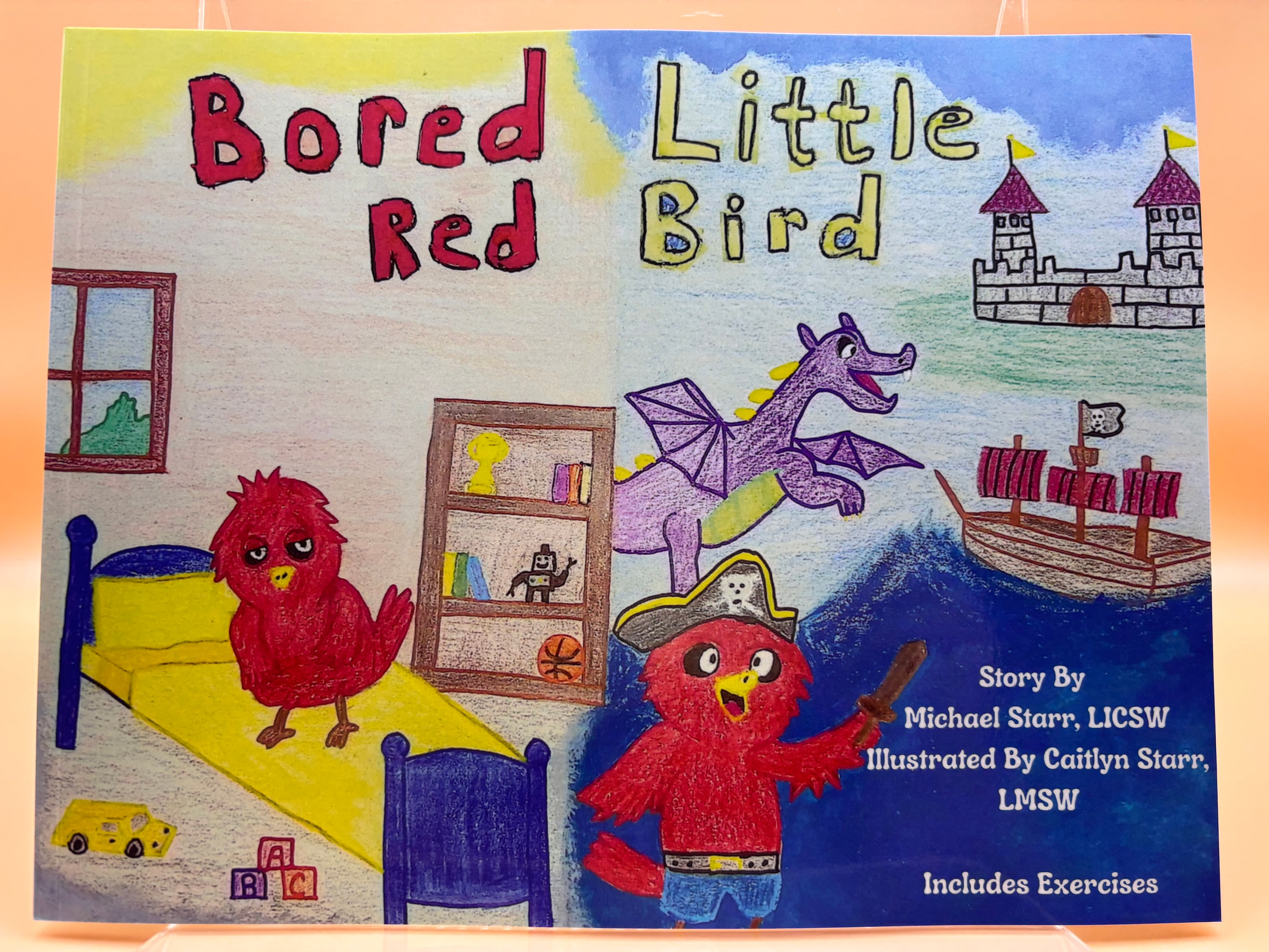 Bored Little Red Bird — back cover