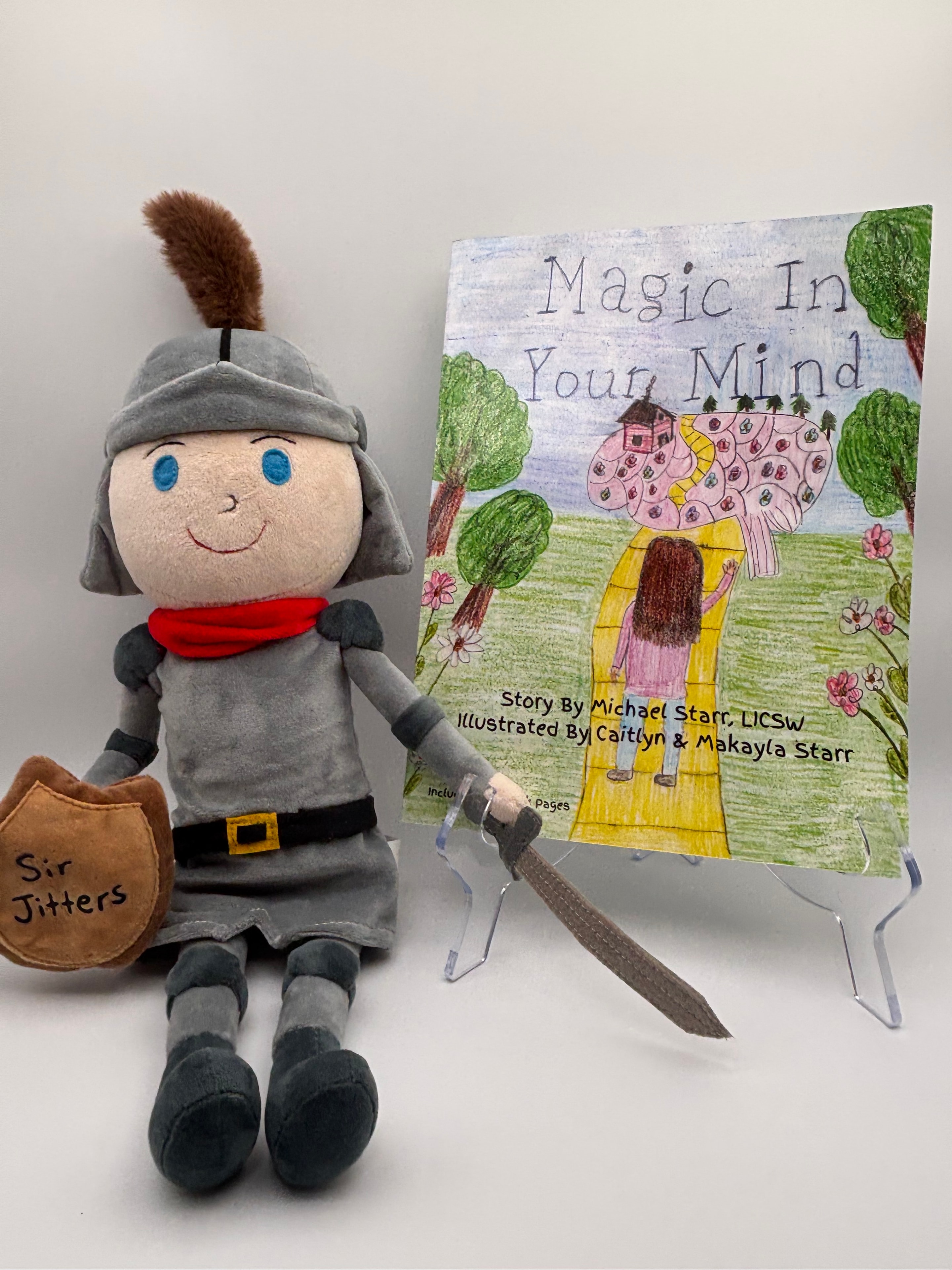 Magic In Your Mind — Sir Jitters plush with book